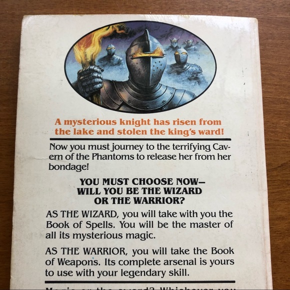 Wizards Warriors & You Book 13 Cavern Of The Phantoms RPG R L Stine Spine Crease - Picture 12 of 14